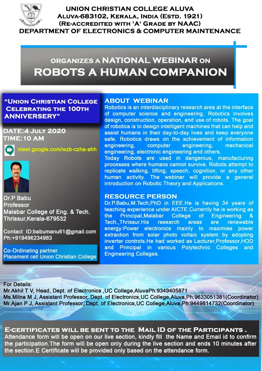 Robotics A Human Companion