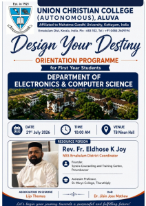Orientation for the first year students