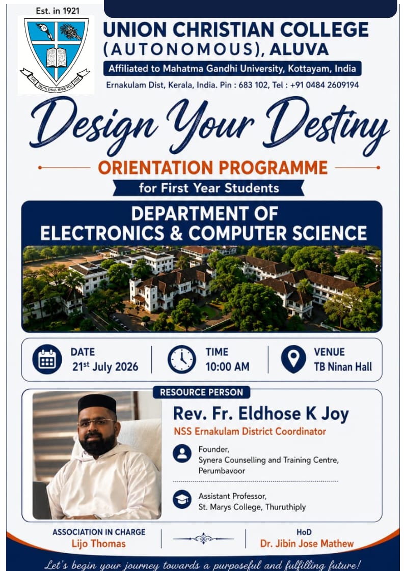 Orientation for the first year students